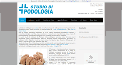 Desktop Screenshot of podologiajesi.it